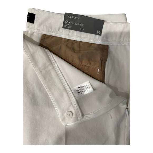 TALBOTS CHATHAM ANKLE PANTS - Picture 4 of 6